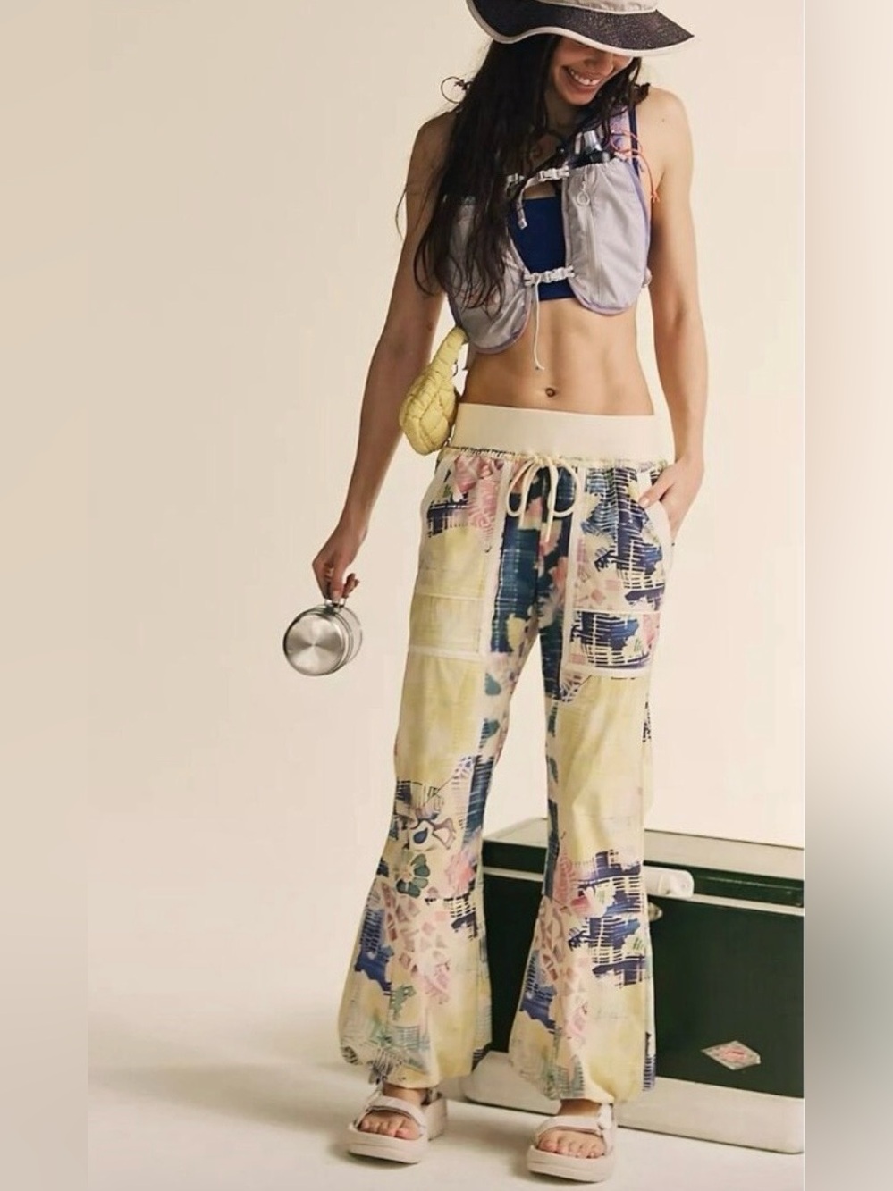 NWT Free People Bali Patchwork pants